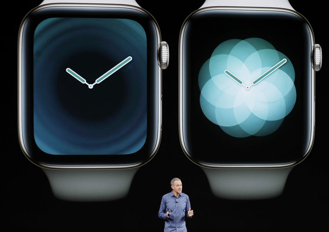 „Scanpix“/AP nuotr./Apple Watch Series 4