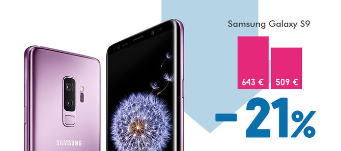 kainos.lt iliustr./„Samsung Galaxy S9“ kainų pokytis