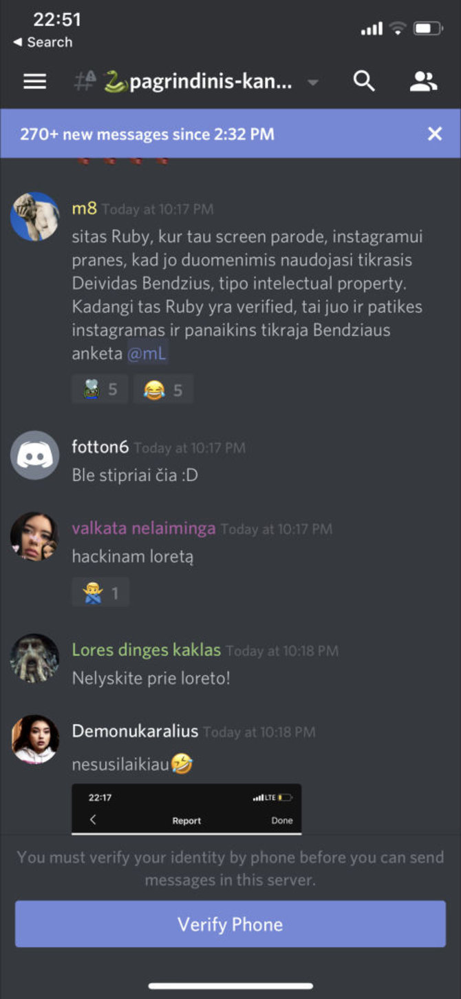 M.Pareščiaus iliustr./„Discord“ pletkininkai aiškinasi, kaip veikia „Instagram“ paskyrų trynimo procesas