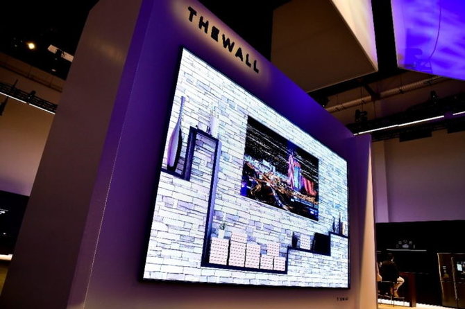 Gamintojo nuotr./„Samsung“ televizorius „The Wall“
