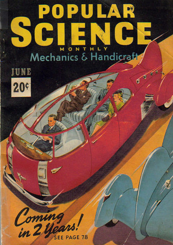Žurnalo "Popular Science" iliustr./Autonominiai automobiliai