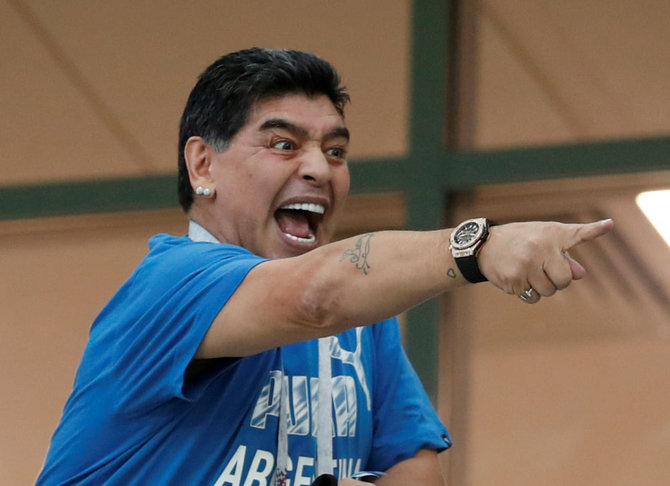 „Reuters“/„Scanpix“ nuotr./Diego Maradona