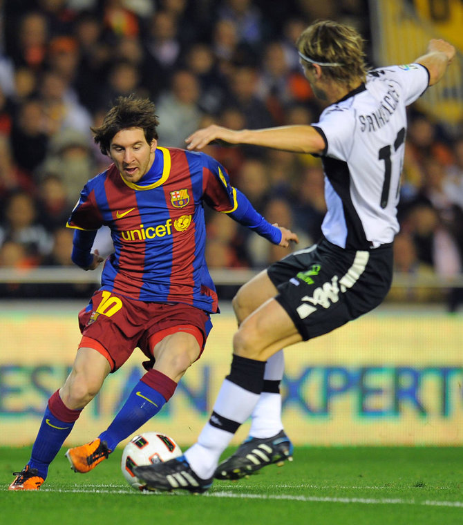 „Reuters“/„Scanpix“ nuotr./Marius Stankevičius yra žaidęs prieš L.Messi.