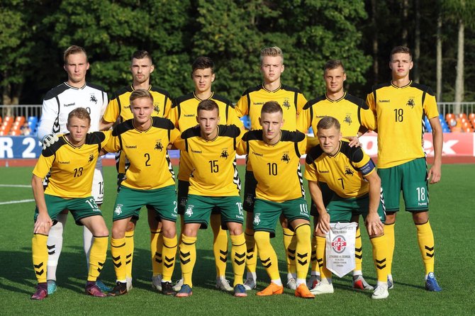 lff.lt nuotr./Lietuvos jaunimo (iki 21 metų) futbolo rinktinė sužaidė 0:0 su Gruzija.