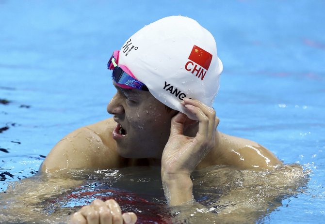 „Scanpix“ nuotr./Sun Yangas – Kinijos plaukimo superžvaigždė.