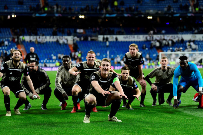 „Scanpix“ nuotr./Amsterdamo „Ajax“ išstūmė Madrido „Real“ klubą iš Čempionų lygos.