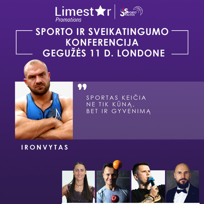 Londono lietuvių laukia sporto ir sveikatingumo konferencija.