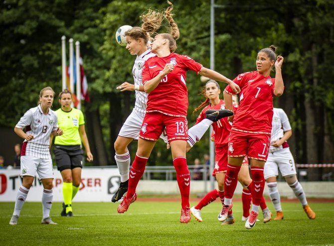 lff.lt/Lietuvos moterų futbolo rinktinė nusileido Latvijai 0:2.