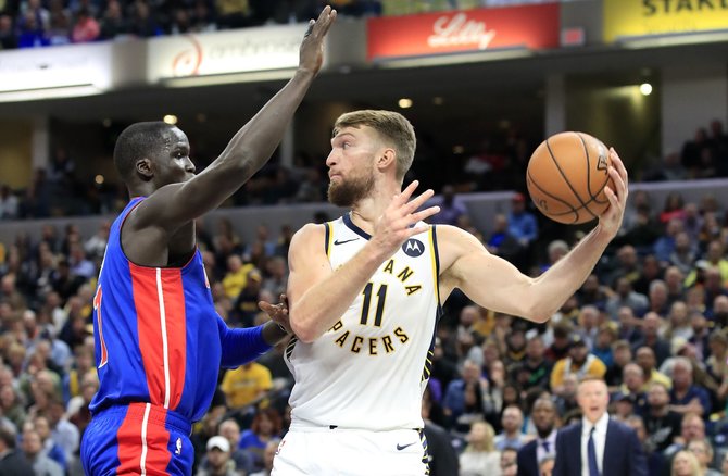 „Scanpix“ nuotr./Domantas Sabonis per pirmą NBA sezono mačą pelnė 27 taškus.