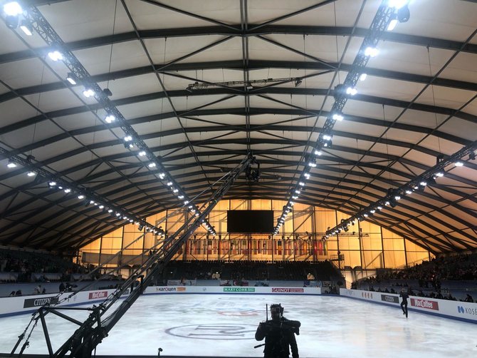 Astos Žukaitės nuotr./Europos dailiojo čiuožimo čempionatas vyksta užkampėje.