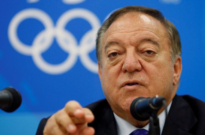 „Reuters“/„Scanpix“ nuotr./Tamašas Ajanas jau pusšimtį metų vadovauja Tarptautinei sunkiosios atletikos federacijai.