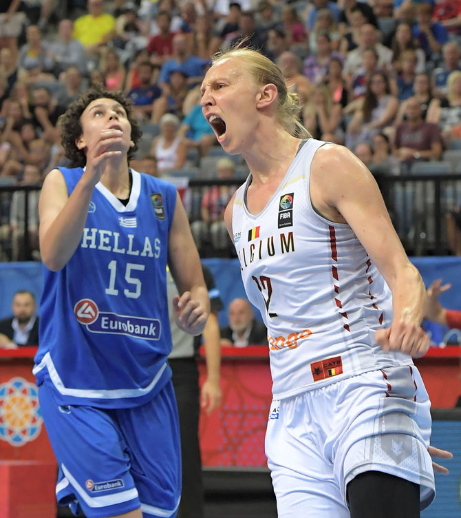 „Scanpix“ nuotr./Belgijos krepšinio žvaigždė Ann Wauters.