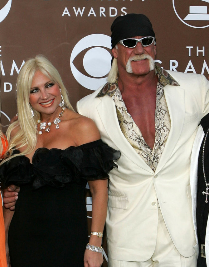 „Scanpix“ nuotr./Hulkas Hoganas su žmona Linda.
