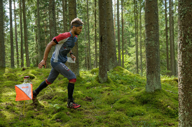 Donato Lazausko (Orienteering.lt) nuotr./Pirmasis Lietuvos čempionatas vyko labai ilgoje trasoje, kur sportininkams teko įveikti beveik 21 km distanciją.