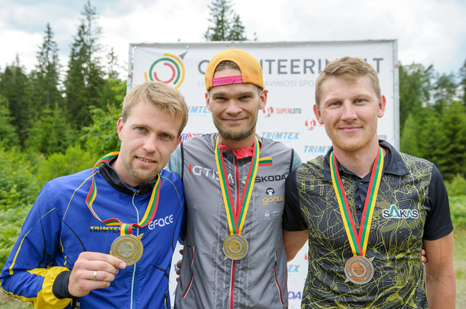 Donato Lazausko (Orienteering.lt) nuotr./Pirmasis Lietuvos čempionatas vyko labai ilgoje trasoje, kur sportininkams teko įveikti beveik 21 km distanciją.