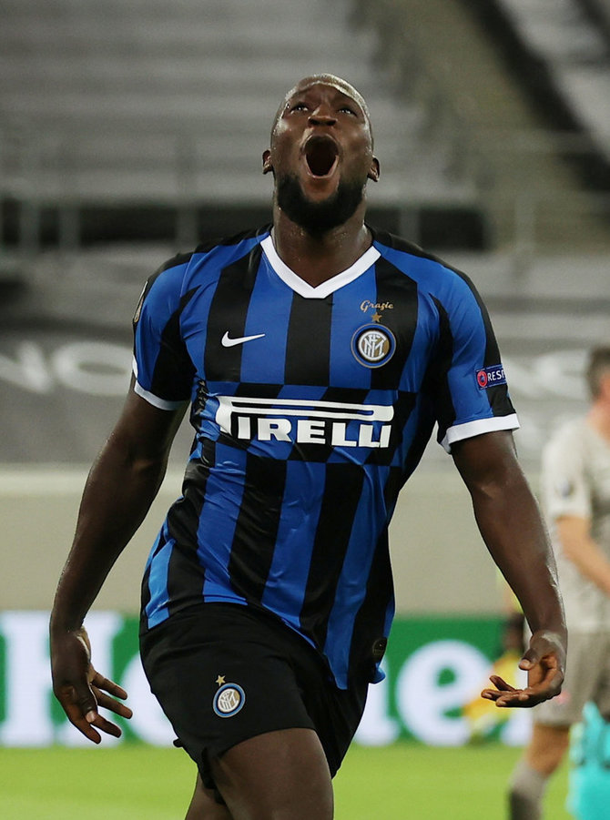 „Reuters“/„Scanpix“ nuotr./Milano „Inter“ puolėjas Romelu Lukaku.