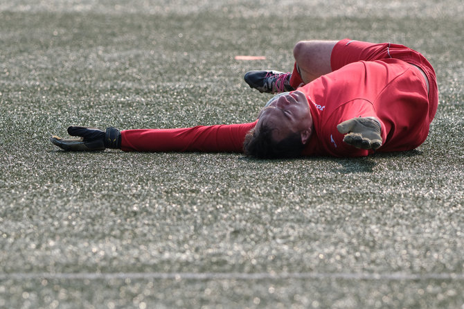 Arūno Demidovičiaus nuotr./Druskininkuose surengtas Lietuvos žurnalistų futbolo čempionatas, kuriame triumfavo 15min komanda.