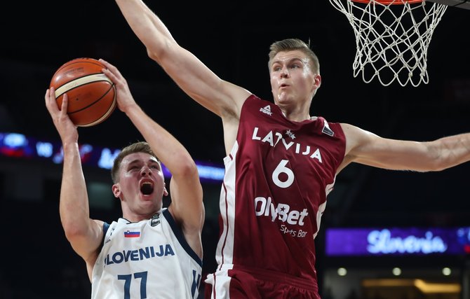 „Scanpix“ nuotr./Luka Dončičius 2017 metais su Slovėnijos rinktine tapo Europos čempionu.