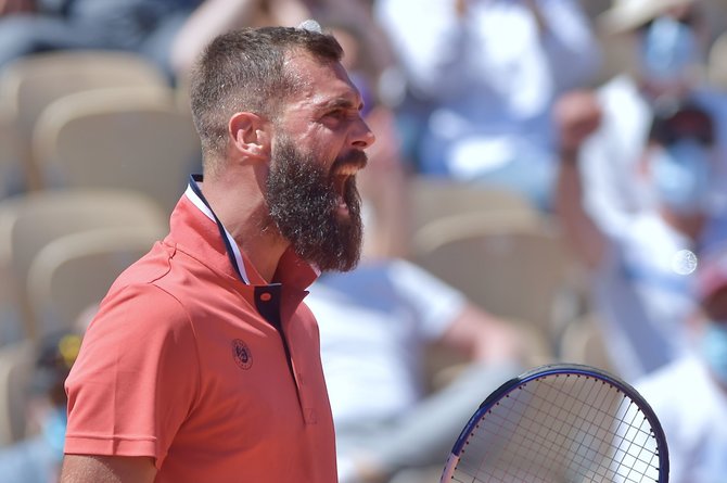 „Scanpix“ nuotr./Benoit Paire garsėja karštu temperamentu.