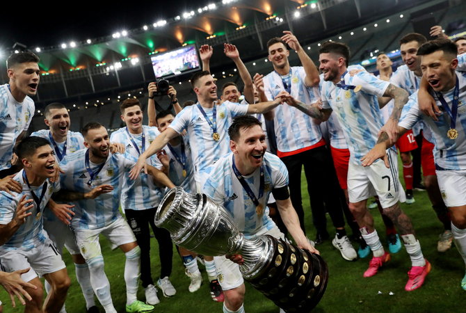 „Scanpix“ nuotr./Lionelis Messi su Argentinos rinktine triumfavo „Copa America“ turnyre.