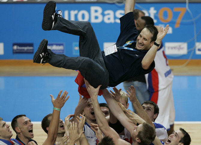 „Scanpix“/AP nuotr./Nikita Šabalkinas su Rusijos rinktine tapo Europos čempionu 2007 metais.