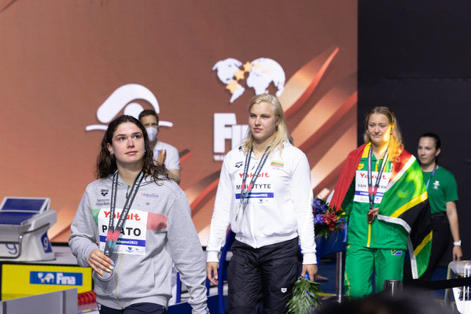 Dariaus Kibirkščio/LPF nuotr./Rūta Meilutytė iškovojo auksą pasaulio čempionate.