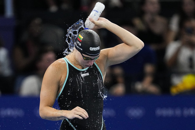 „Scanpix“ nuotr./Rūta Meilutytė startavo Paryžiaus olimpinėse žaidynėse.