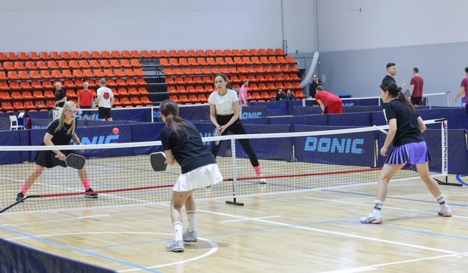 Asmeninio albumo nuotr./Piklbolas – sparčiai populiarėjanti rakečių sporto šaka.