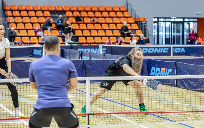 Asmeninio albumo nuotr./Piklbolas – sparčiai populiarėjanti rakečių sporto šaka.