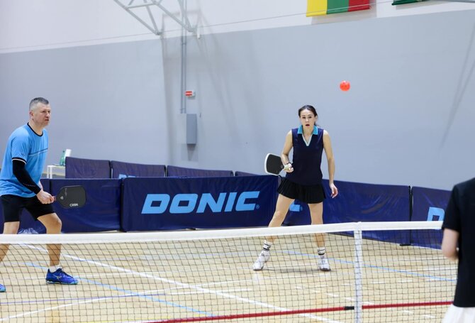 Asmeninio albumo nuotr./Piklbolas – sparčiai populiarėjanti rakečių sporto šaka.