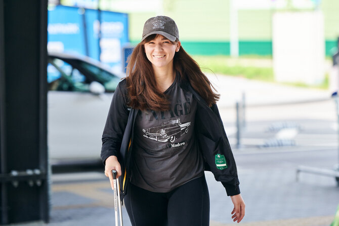 Edvino Ivanovo nuotr./Lietuvos kiokušin karatė rinktinė išvyko į pasaulio čempionatą Japonijoje. Marija Sekunda
