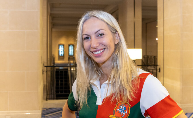Algimanto Barzdžiaus nuotr./Lietuvos kiokušin karatė rinktinės susirinkimas. Aneta Meškauskienė