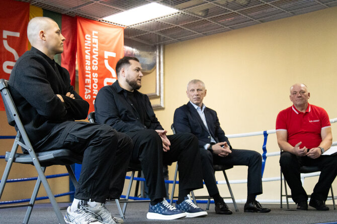 LSU nuotr./Renginys LSU salėje. Eimantas Stanionis