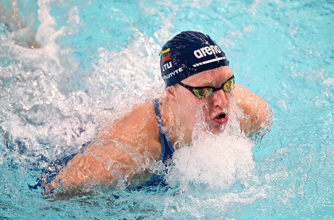 „LTU-Aquatics"/Dariaus Kibirkščio nuotr./Rūta Meilutytė Europos čempionate pelnė sidabrą.