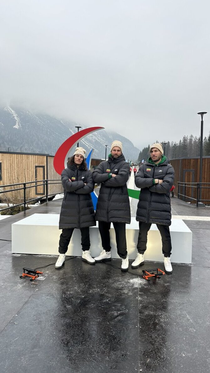 LPAK nuotr./Lietuvos paralimpnės komandos atstovai Kortinoje.