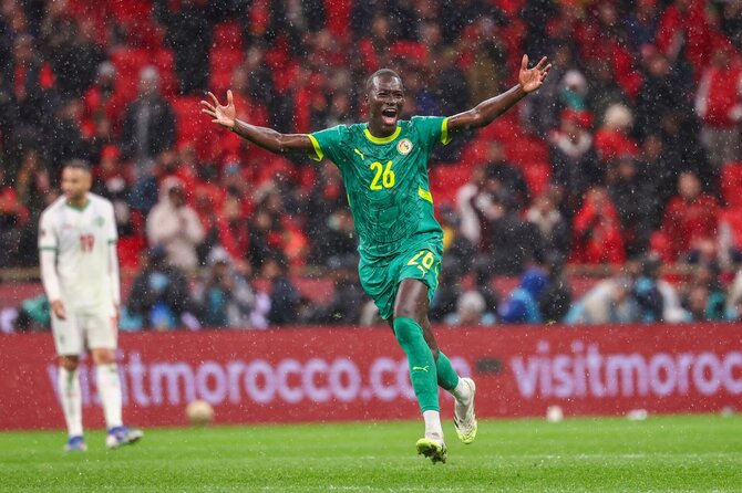 „Scanpix“ nuotr./Afrikos čempionato finalas: Marokas – Senegalas.Pape Gueye 