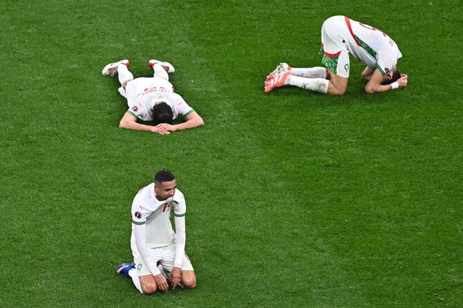 „Scanpix“ nuotr./Afrikos čempionato finalas: Marokas – Senegalas. Marokiečiai verkė po finalo.