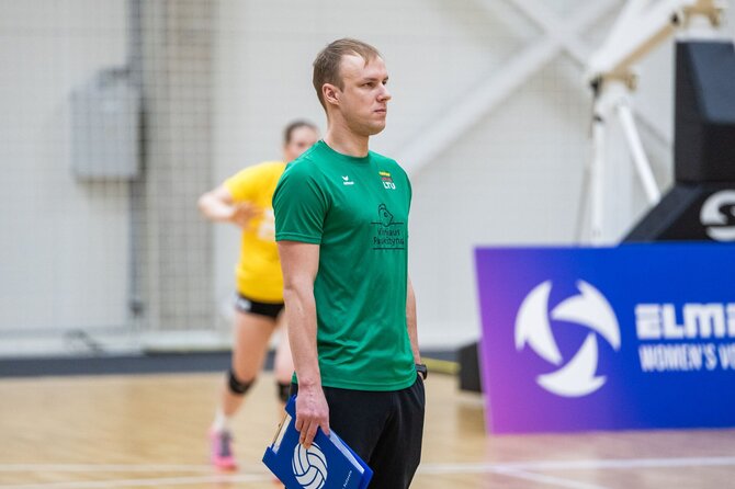 Manto Daškevičiaus nuotr./Lietuvos merginų (U-18) tinklinio rinktinė