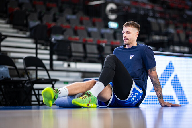Roko Lukoševičiaus/LKL, kurią remia Betsson, nuotr./Pirmasis mažojo finalo mačas: Klaipėdos „Neptūnas“ – Panevėžio „Lietkabelis“. Martynas Pacevičius