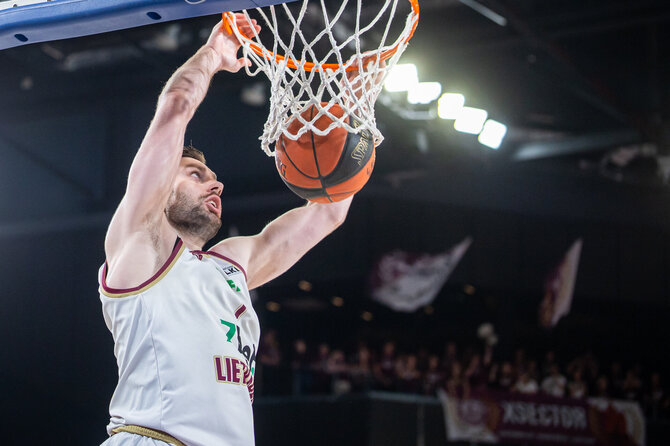 Roko Lukoševičiaus/LKL, kurią remia Betsson, nuotr./Pirmasis mažojo finalo mačas: Klaipėdos „Neptūnas“ – Panevėžio „Lietkabelis“. Kristianas Kullamae