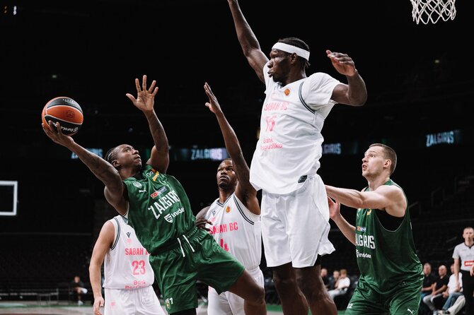 Kauno „Žalgirio“ nuotr./Kauno „Žalgiris“ – Baku „Sabah“ rungtynių akimirka. Sabenas Lee