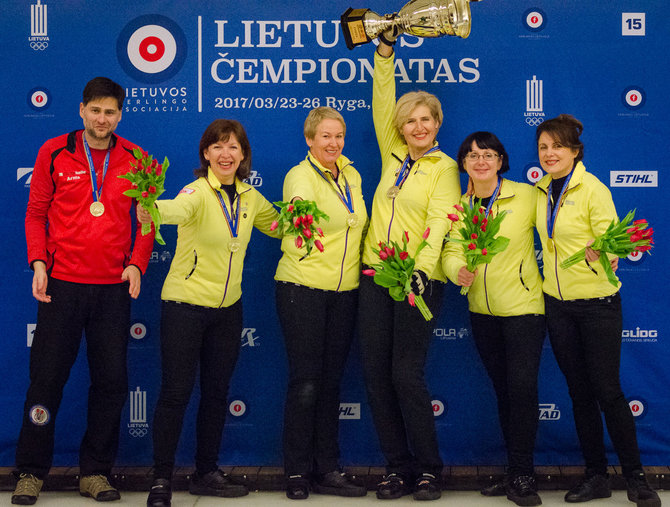 Lietuvos kerlingo federacijos nuotr./Lietuvos akmenslydžio čempionatas