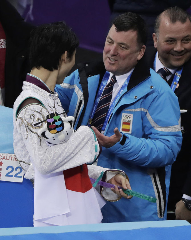 AFP/„Scanpix“ nuotr./Yuzuru Hanyu apgynė olimpinio čempiono titulą.