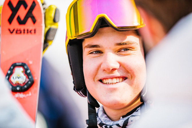 Vytauto Dranginio/LTOK nuotr./Andrejus Drukarovas didžiojo slalomo rungtyje žiemos olimpinėse žaidynėse Pjongčange užėmė 59 vietą.