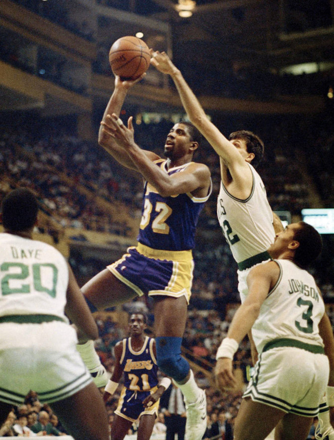 „Scanpix“ nuotr./NBA legendos – Magicas Johnsonas.
