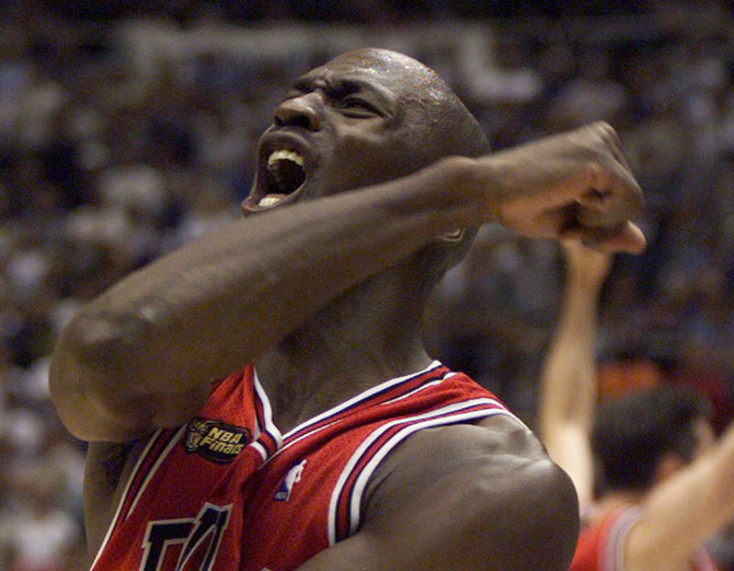 „Scanpix“ nuotr./NBA legendos – Michaelas Jordanas.