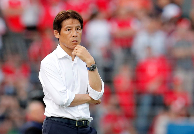 „Scanpix“ nuotr./Japonijos futbolo rinktinės treneris Akira Nishino.