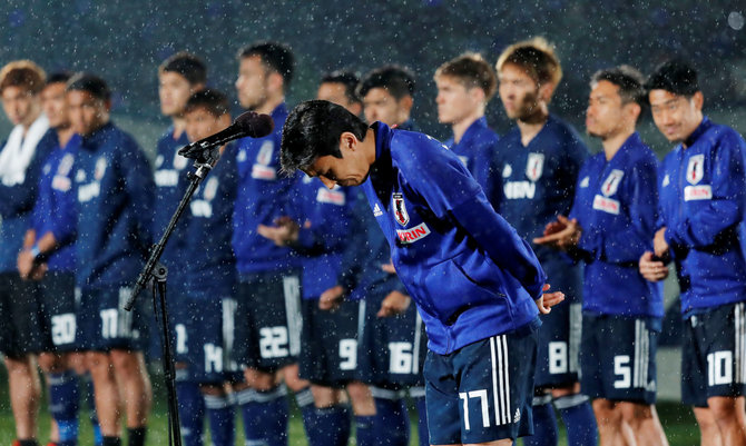 „Scanpix“ nuotr./Japonijos futbolo rinktinės saugas Makoto Hasebe.