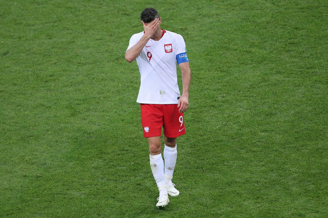 „Scanpix“ nuotr./Robertui Lewandowskiui ir Lenkijos futbolo rinktinei pasaulio futbolo čempionatas baigsis anksti.