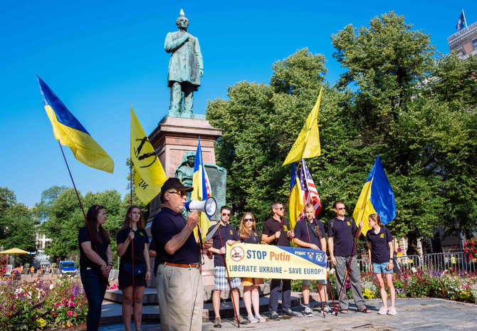 AFP/„Scanpix“ nuotr./Protestas Helsinkyje